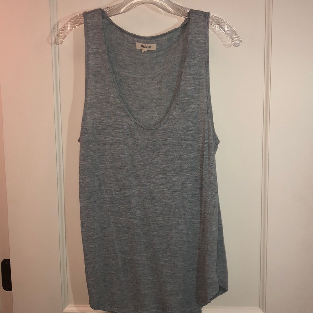Madewell grey-blue tank